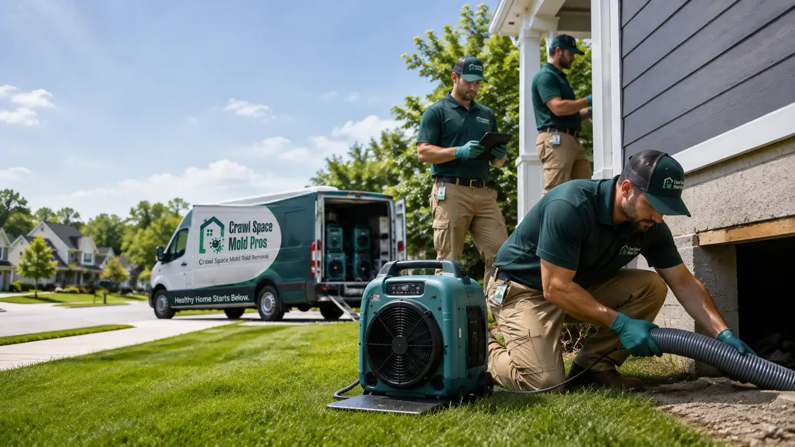 Crawl Space Mold Removal in Tehachapi, CA